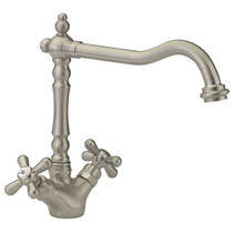 Tre mercati kitchen french classic kitchen tap (pewter).