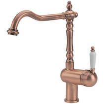 Tre Mercati Kitchen Little Venice Kitchen Tap With Lever Handle (Old Copper).