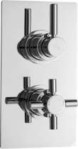 Hudson Reed Tec Pura twin concealed thermostatic valve with diverter