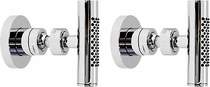 Hudson Reed Shower Jets 2 x Minimalist Body Jets (Chrome).