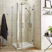 Bi fold shower door