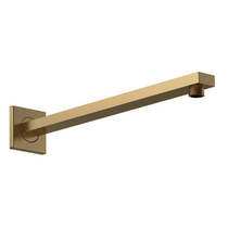 Nuie Showers Wall Mounted Rectangular Shower Arm (Br Brass).