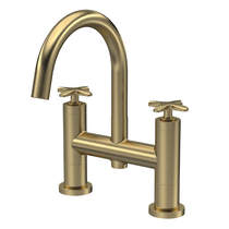 Nuie Aztec Bath Filler Tap (Brushed Brass).
