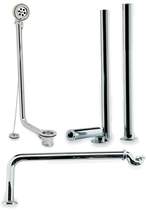 Nuie Specialist Roll Top Bath Pack (Chrome)