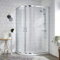 Nuie Enclosures Offset Quadrant Shower Enclosure (LH, 1200x800).