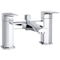 Nuie Hardy Designer Bath Shower Mixer Tap With Kit (Chrome).