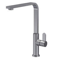 Nuie Churni Mono Kitchen Tap With Lever Handle (Brushed Nickel).