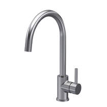 Nuie Lachen Mono Kitchen Tap With Lever Handle (Brushed Nickel).