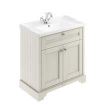 Old london furniture vanity unit with basins 800mm (sand, 1th).