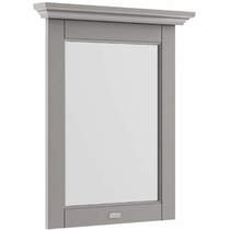 Old London Furniture Flat Mirror & Frame 600mm (Storm Grey).