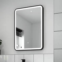 Nuie Furniture LED Mirror 500x700mm (Black).