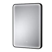 Nuie Furniture LED Mirror 500x700mm (Black Frame).