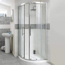 Nuie Enclosures Apex Quadrant Shower Enclosure With 8mm Glass (1000mm).