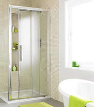 Nuie Enclosures Apex Sliding Shower Door With 8mm Glass (1000mm).