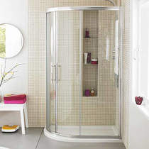 Nuie Enclosures Apex Offset Quadrant Shower Enclosure (1200x800mm).