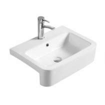 Hudson Reed Vessels Semi Recessed Basin 570mm (With Overflow).
