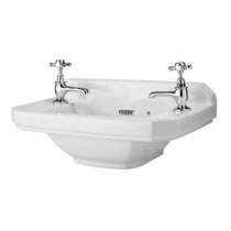 Old London Richmond Cloakroom Wall Hung Basin (2TH, 515mm).