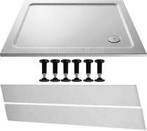 Crown Trays Easy Plumb Rectangular Shower Tray. 900x760x40mm.