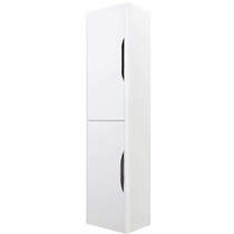 Premier Parade Wall Mounted Tall Storage Unit 350mm (Gloss White).