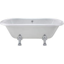 Hudson Reed Baths Kingsbury Double Ended Bath With Pride Feet 1500x745mm.