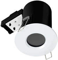 Hudson Reed Lighting 1 x Fire & Acoustic Shower Light Fitting (White).