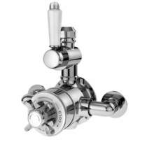 Nuie Selby Exposed Thermostatic Shower Valve (1 Outlet, Chrome).