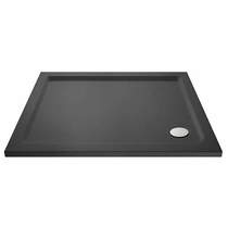 Nuie trays rectangular shower tray 900x760mm (slate grey).