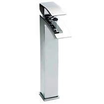 Nuie Vibe High Rise Basin Mixer Tap (Chrome).