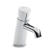 Ultra water saving non concussive basin mixer tap (chrome).