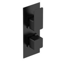 Nuie Windon Concealed Thermostatic Shower Valve (1 Outlet, Matt Black).