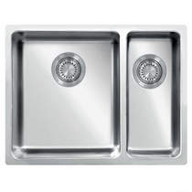 UKINOX Micro Flush Mount Kitchen Sink (565/400mm, S Steel, LH).