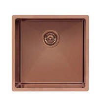 UKINOX ColorX Flush Mount Kitchen Sink (440/440mm, Rose Gold).