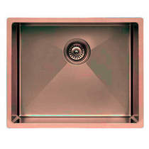UKINOX ColorX Flush Mount Kitchen Sink (550/450mm, Rose Gold).