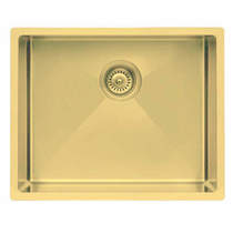 UKINOX ColorX Undermount Kitchen Sink (550/450mm, Gold).