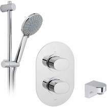 Vado Shower Packs Thermostatic Shower Set With 1 Outlet (Chrome).