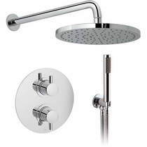 Vado Shower Packs Thermostatic Shower Set With 2 Outlets (Chrome).