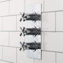 Vado Elements Thermostatic Shower Valve With 2 Outlets (Chrome).