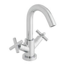 Vado Elements Basin Mixer Tap With Pop Up Waste (Chrome).