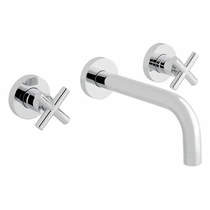 Vado Elements Wall Mounted Basin Mixer Tap With 200mm Spout.