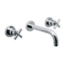 Vado Elements Wall Mounted Bath Filler Tap With 200mm Spout (Chrome).