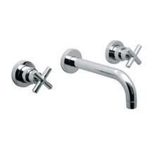 Vado elements wall mounted bath filler tap with 200mm spout (chrome).