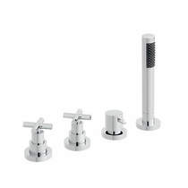 Vado Elements 4 Hole Bath Shower Mixer Tap (For Use With Bath Filler Waste).