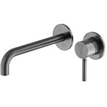 Vado Origins Wall-Mounted Basin Mixer Tap (Brushed Gunmetal).