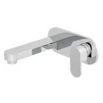 Vado Life Wall Mounted Basin Mixer Tap With 200mm Spout (Chrome).