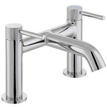 Vado Origins Bath Filler Tap With Knurled Accents (Chrome).