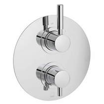 Vado origins thermostatic shower valve with 2 outlets (chrome).