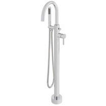 Vado origins floor standing bath shower mixer tap with shower kit (chrome).