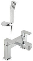 Vado Phase Bath Shower Mixer Tap With Shower Kit & Lever Handles (2 Hole).