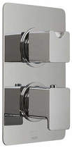 Vado Phase Thermostatic Shower Valve With 2 Handles (1 Outlet, TMV2).