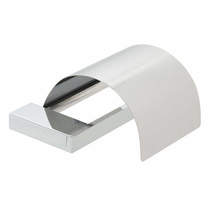 Vado Phase Covered Toilet Roll Holder (Chrome).